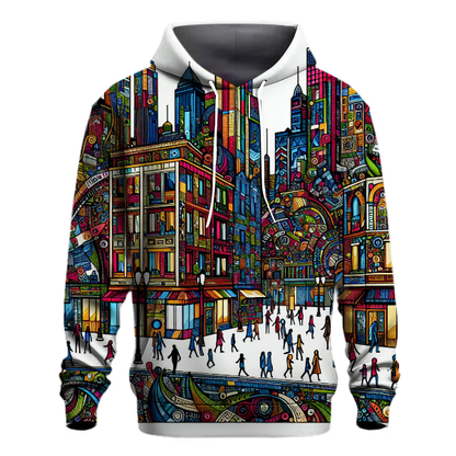 Vibrant Urban Life Hoodie