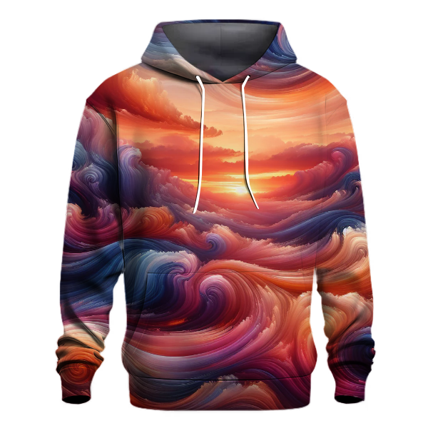 Abstract Sunset Reverie Hoodie