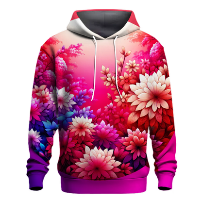 Vivid Floral Burst Hoodie