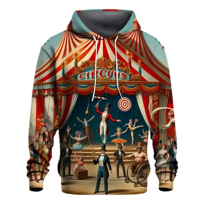 Vintage Circus Fantasy Hoodie