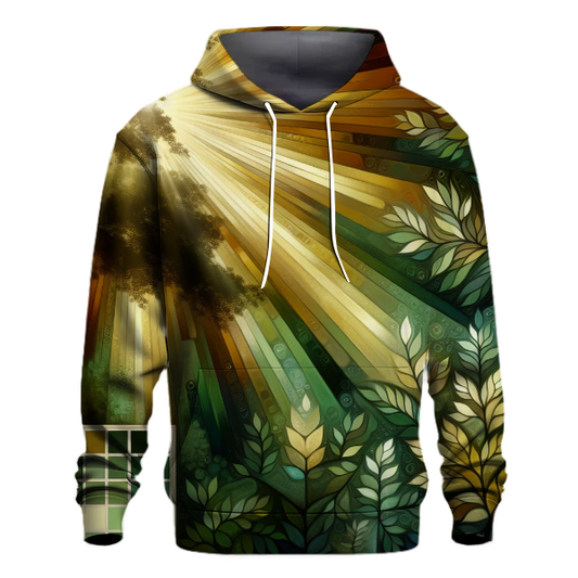 Radiant Forest Tie-Dye Hoodie