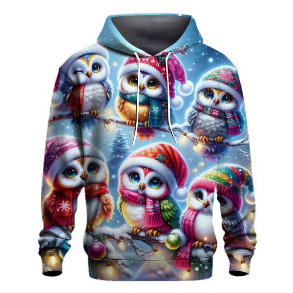 Winter Wonderland Owl Friends Hoodie