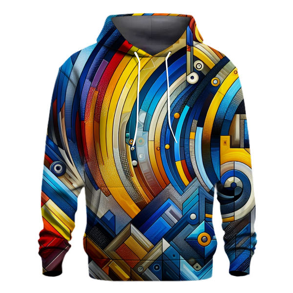 Vibrant Geometric Hoodie