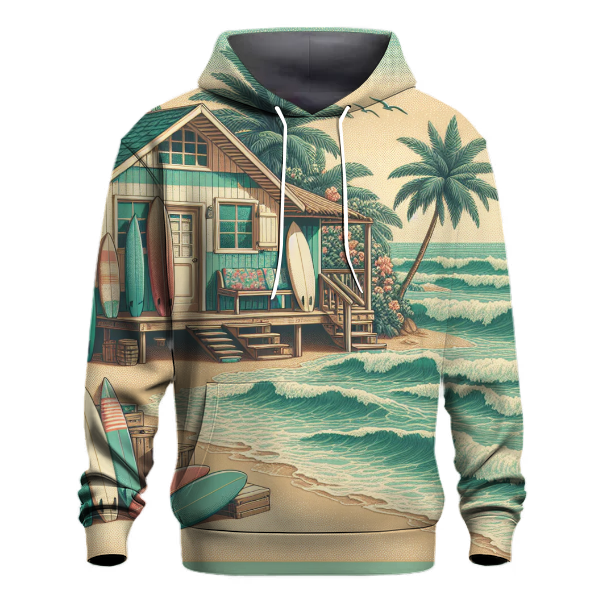 Retro Surf Shack Hoodie