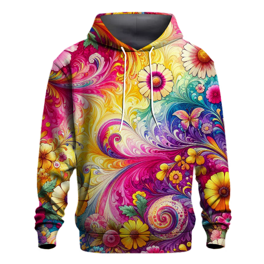 Wildflower Bloom Tie-dye Hoodie