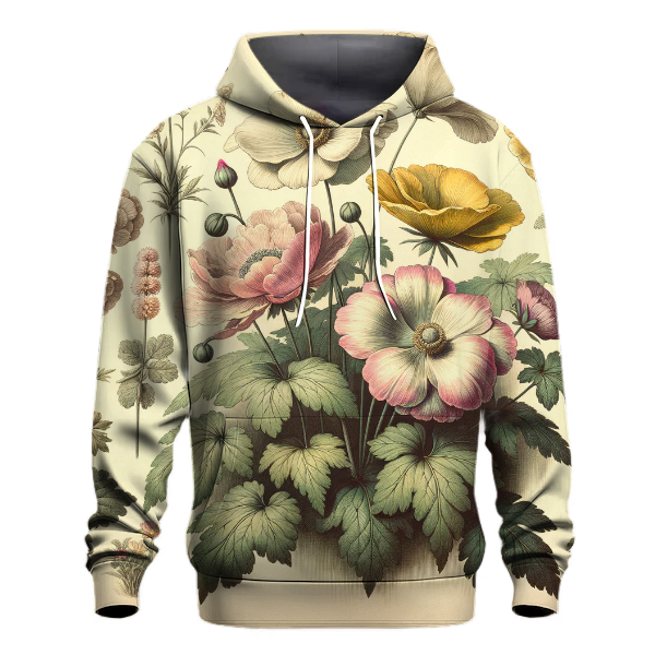 Vintage Botanical Study Hoodie