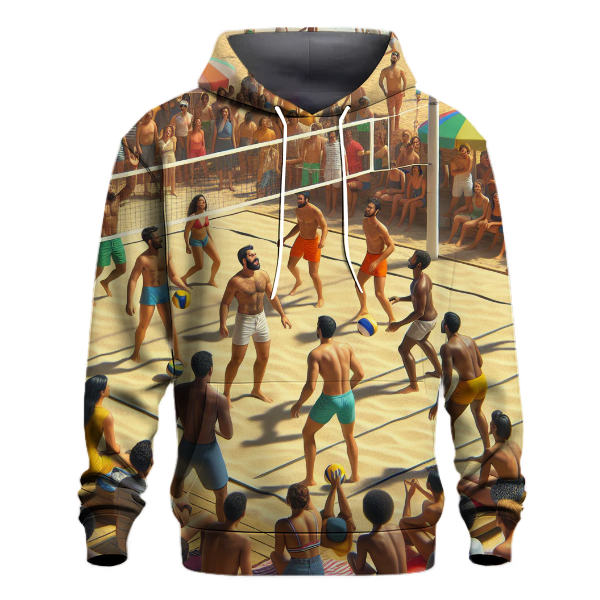 Volleyball Beach Vibe Hoodie