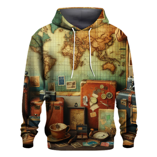 Vintage Travel Journal Hoodie