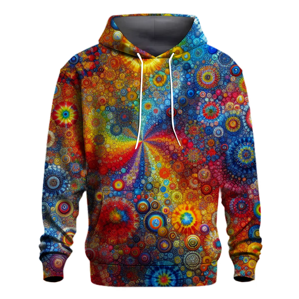 Vibrant Tie-Dye Whirl Hoodie