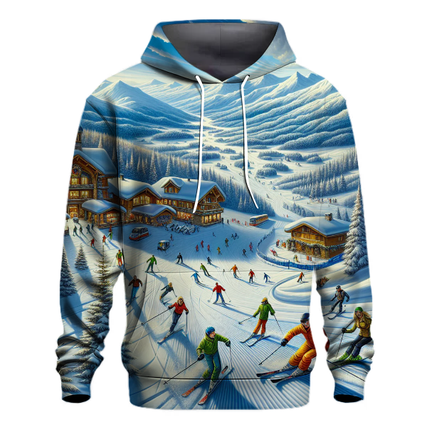 Ski Slopes Thrill Hoodie