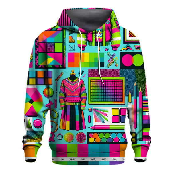 Wild 80s Colors Hoodie