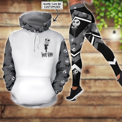 Customizable Hoodie And Patterned Leggings Set