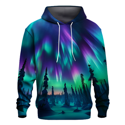 Aurora Borealis Nightscape Hoodie