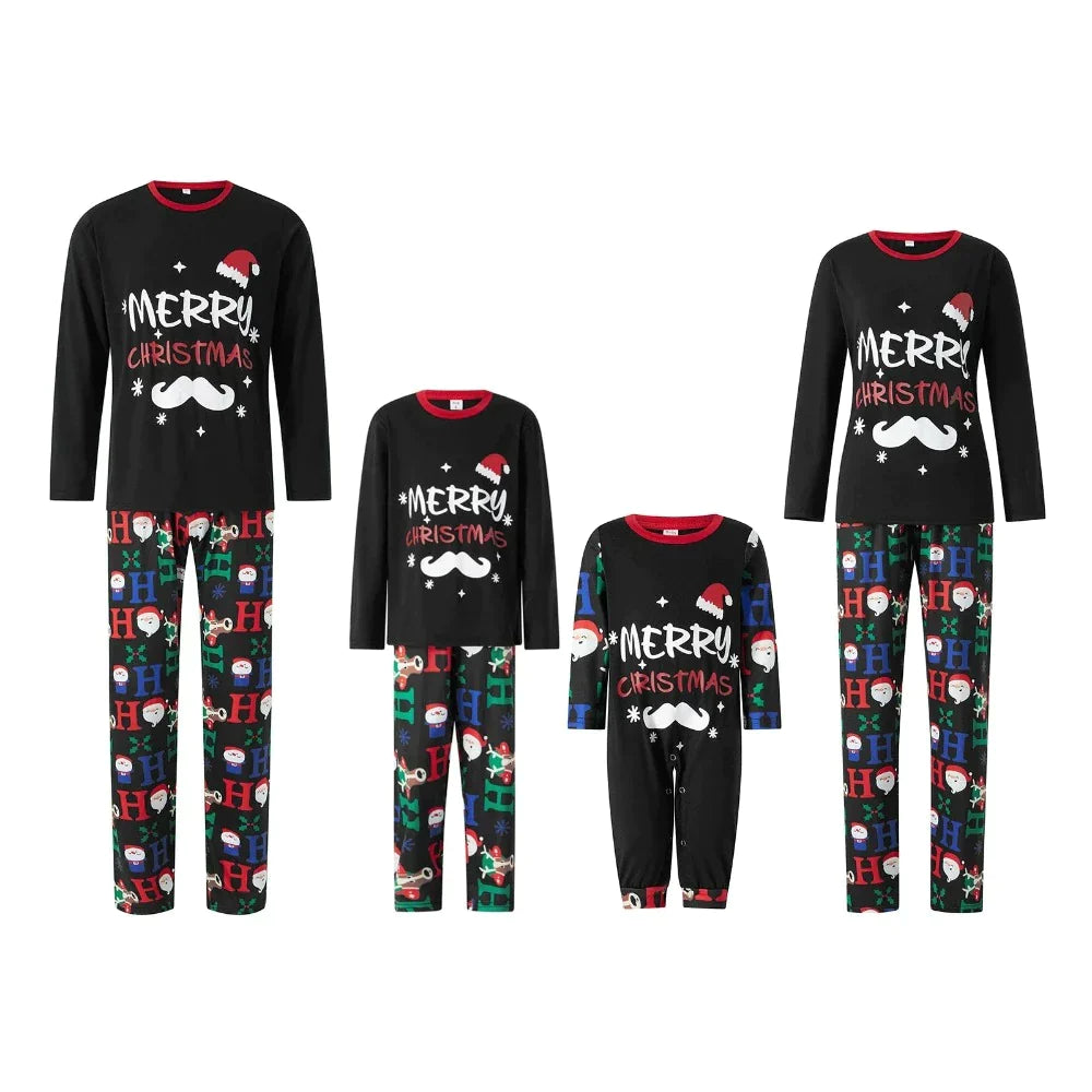 Festive Merry Christmas Matching Family Set