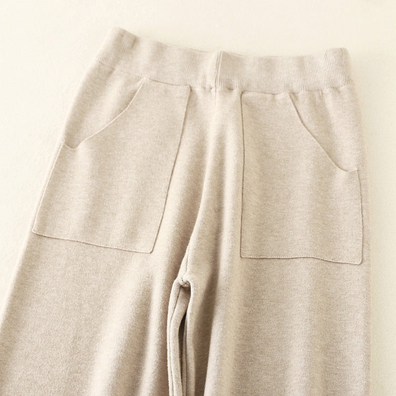 Women Thickened Loose Casual High-Waist Pant
