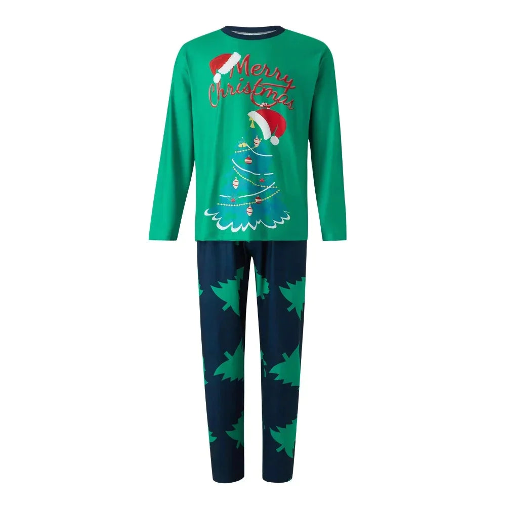 Christmas Tree Print Family Matching Pajamas