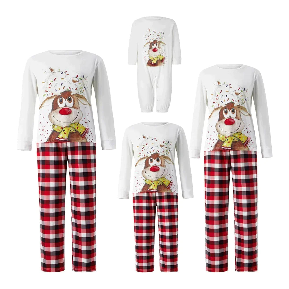 Cartoon Christmas Festival Family Matching Set