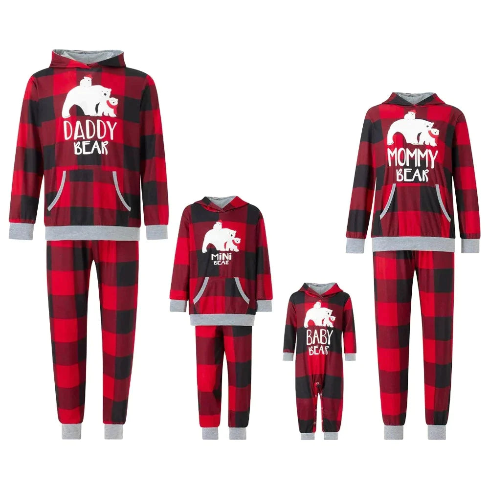 Christmas Holiday Bear Family Matching Pajama