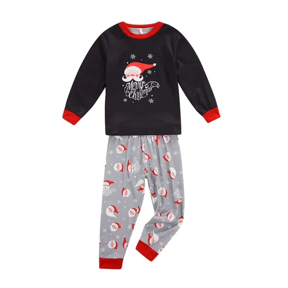 Christmas Santa Print Family Pajama Set