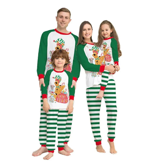 Festive Scooby Doo Christmas Family Matching Pajamas