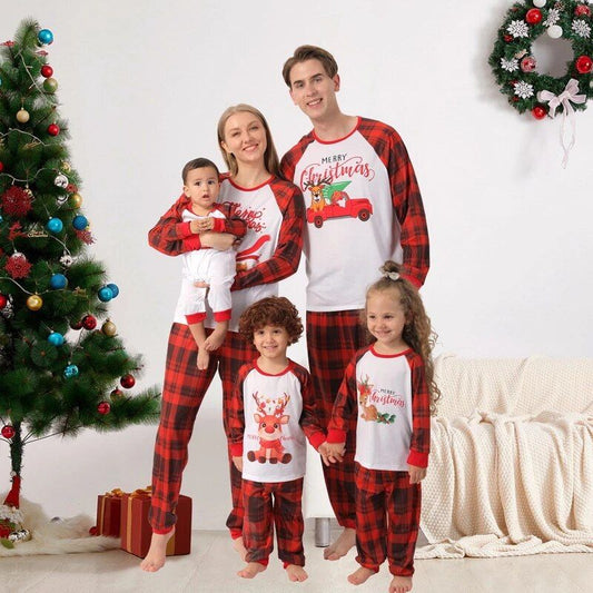 Festive Family Christmas Pajama Set Women