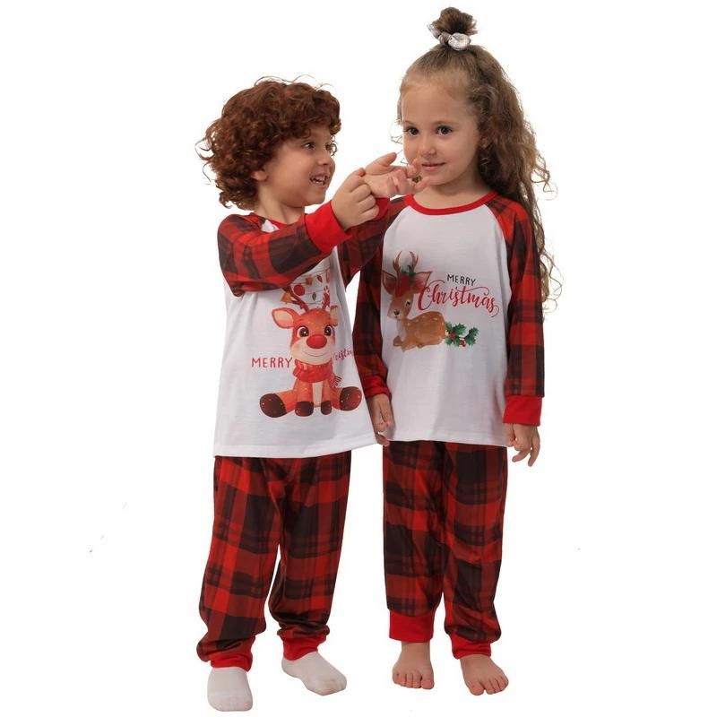 Festive Family Christmas Pajama Set Kids