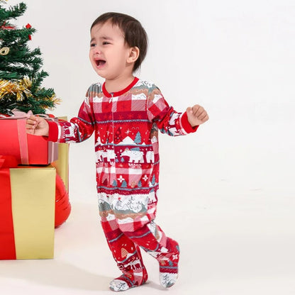 Christmas Festival Bear Family Matching Pajamas Babies