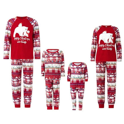 Christmas Festival Bear Family Matching Pajamas