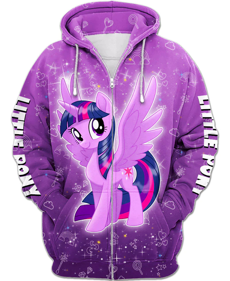 Little Pony Zip Up Hoodie 6XL