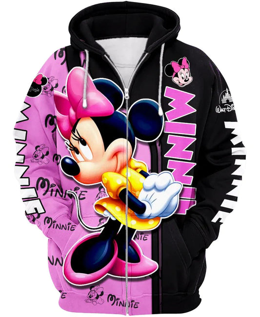 Minnie Mouse Zip Up Hoodie