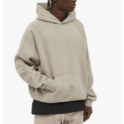 Plain Pattern Hoodie