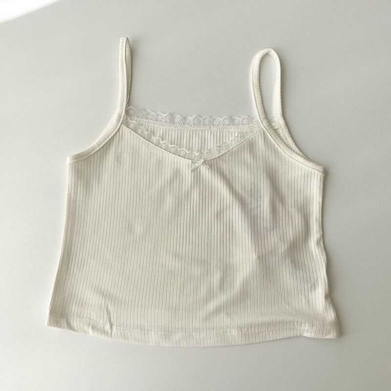 Camisole Vintage Short Tops For Women