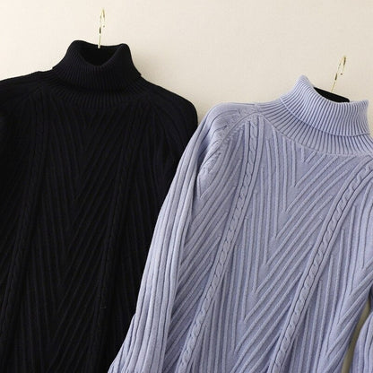 Women's Ruffled Fishtail Sweater Dress