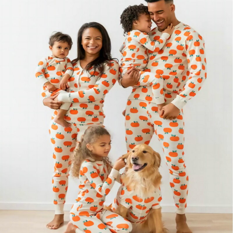 The Christmas Oranges Family Coordinated Pajama Pack