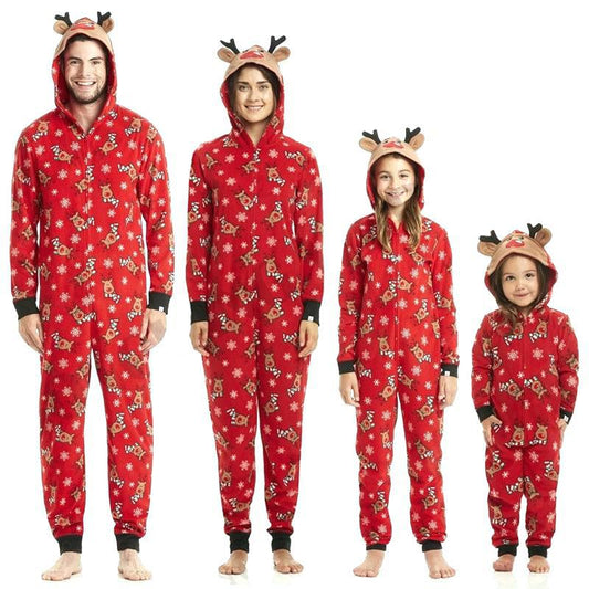 Reindeer Print Jumper Family Matching Pajama Baby