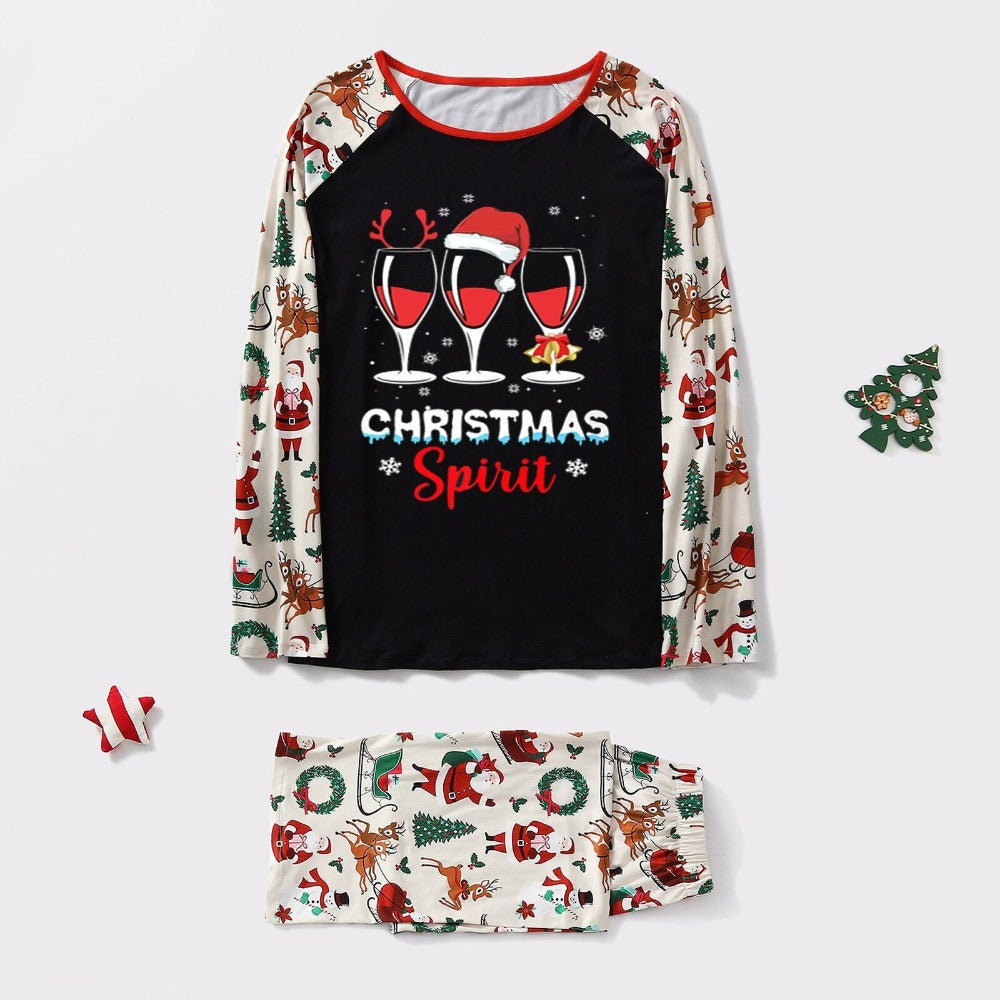 Cheerful Christmas Family Pajama Set