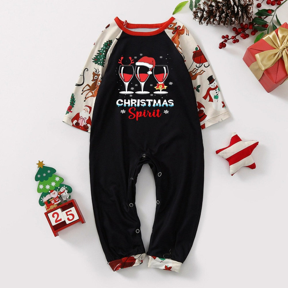 Cheerful Christmas Family Pajama Set