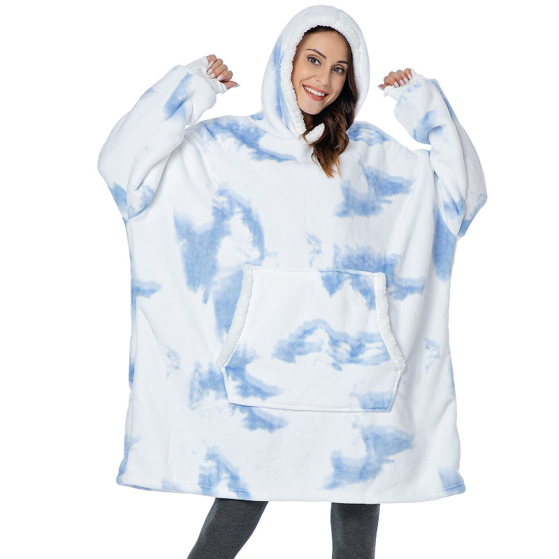 Women's Oversized Fleece Blanket Hoodie