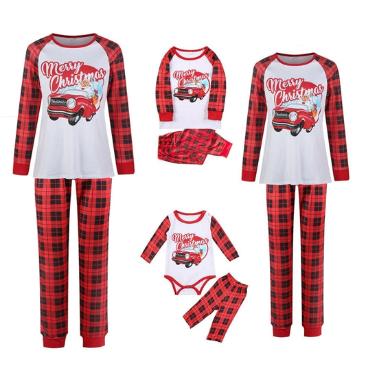 Christmas Car Print Matching Pajama Set Baby