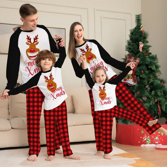 The Christmas Reindeer Family Coordinating Sleepwear Set Baby