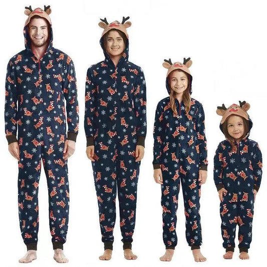 Elegant Reindeer Jumper Family Matching Pajama Baby