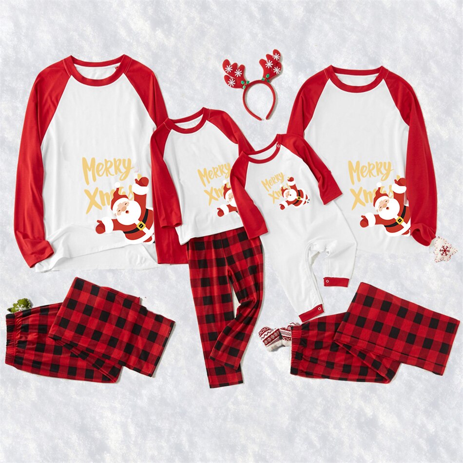 The Christmas Themed Family Matching Pajama Set Baby